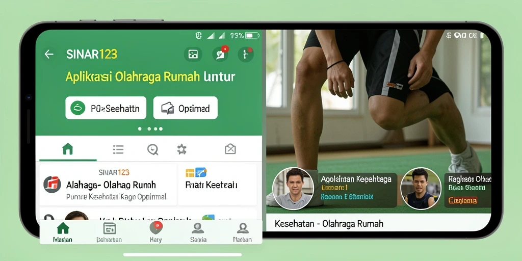 Tampilan antarmuka SINAR123 yang menarik dan mudah digunakan.