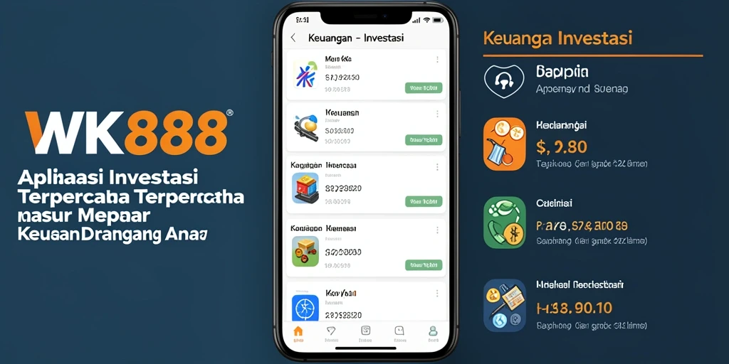Tampilan antarmuka aplikasi WK888 yang ramah pengguna dan fungsional.